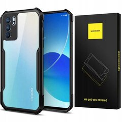 SC Beetle Oppo Reno 6 5G melnais pārklājs cena un informācija | Telefonu vāciņi, maciņi | 220.lv