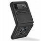 SC Samsung Galaxy Z Flip 4 melnais vāciņš | Universāls, vibrāciju absorbcijas funkcija | Spacecase Camring kollekcija cena un informācija | Telefonu vāciņi, maciņi | 220.lv