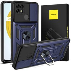 Spacecase Camring Realme C21 zils - jauns, plastmasas materiāls, pret triecieniem, oriģinālā iepakojumā цена и информация | Чехлы для телефонов | 220.lv