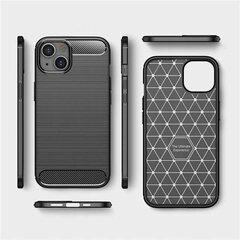 SC Carbon iPhone 14 Plus melnais цена и информация | Чехлы для телефонов | 220.lv