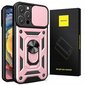 Spacecase iPhone 14 Pro Max roze Camring ādas apvalks цена и информация | Telefonu vāciņi, maciņi | 220.lv