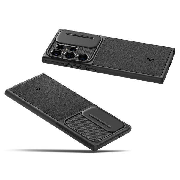 Spigen Optik Armor Sam S24 Ultra S928 Melna cena un informācija | Telefonu vāciņi, maciņi | 220.lv