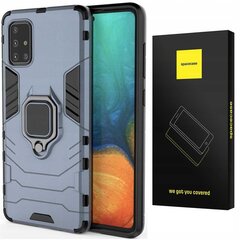 SC X-Ring Galaxy M51, zils. Izturīgs telefona maciņš ar amortizācijas funkciju. Oriģinālā iepakojumā. цена и информация | Чехлы для телефонов | 220.lv