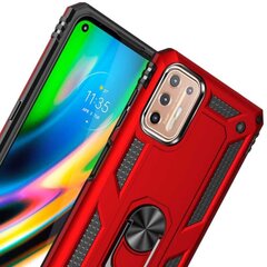 SC Ring NX Motorola Moto G9 Plus sarkans čalns cena un informācija | Telefonu vāciņi, maciņi | 220.lv