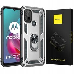 SC Ring NX Motorola Moto G10/G30 sudraba krāsa цена и информация | Чехлы для телефонов | 220.lv