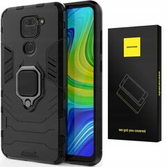 SC X-Ring Redmi Note 9 Melnā aizsargplāksne cena un informācija | Telefonu vāciņi, maciņi | 220.lv