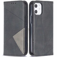 ZAPS Origami iPhone 12 mini melns+standa+atgales vāks cena un informācija | Telefonu vāciņi, maciņi | 220.lv