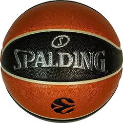 Баскетбольный мяч Spalding Excel TF-500 Euroleague, размер 7 цена и информация | Баскетбольные мячи | 220.lv