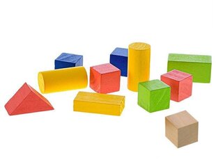 деревянные блоки, 50 шт. цена и информация | Игрушки для малышей | 220.lv