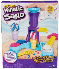 Kinetic Sand saldējuma pagatavošanas komplekts Kinetic Sand Soft Serve Station ​ cena un informācija | Attīstošās rotaļlietas | 220.lv