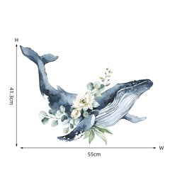 Детская интерьерная наклейка Кит цена и информация | Декоративные наклейки | 220.lv
