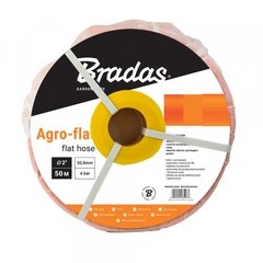 Plakanā šļūtene Agro-Flat PE 4Bar 2" / 100 m, oranža cena un informācija | Laistīšanas sistēmas | 220.lv