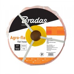 Шланг плоский AGRO-FLAT PE 4БАР 2"/ 50м (оранжевый) цена и информация | Оборудование для полива | 220.lv