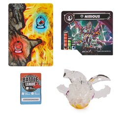 Figūra Bakugan Diamond Nillious White ar kārtīm Spin Master ​ cena un informācija | Rotaļlietas zēniem | 220.lv