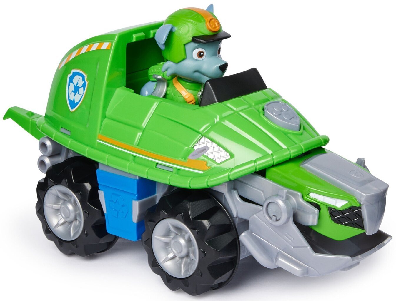 Rotaļu automašīna ar Rocky figūru Paw Patrol (Ķepu patruļa) Jungle Pups cena un informācija | Rotaļlietas zēniem | 220.lv