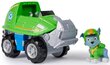 Rotaļu automašīna ar Rocky figūru Paw Patrol (Ķepu patruļa) Jungle Pups cena un informācija | Rotaļlietas zēniem | 220.lv