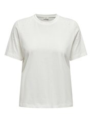 Jdy t-krekls sievietēm 15311675*02, balts cena un informācija | T-krekli sievietēm | 220.lv