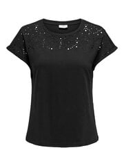 Jdy t-krekls sievietēm 15318216*02, melns цена и информация | Женские футболки | 220.lv