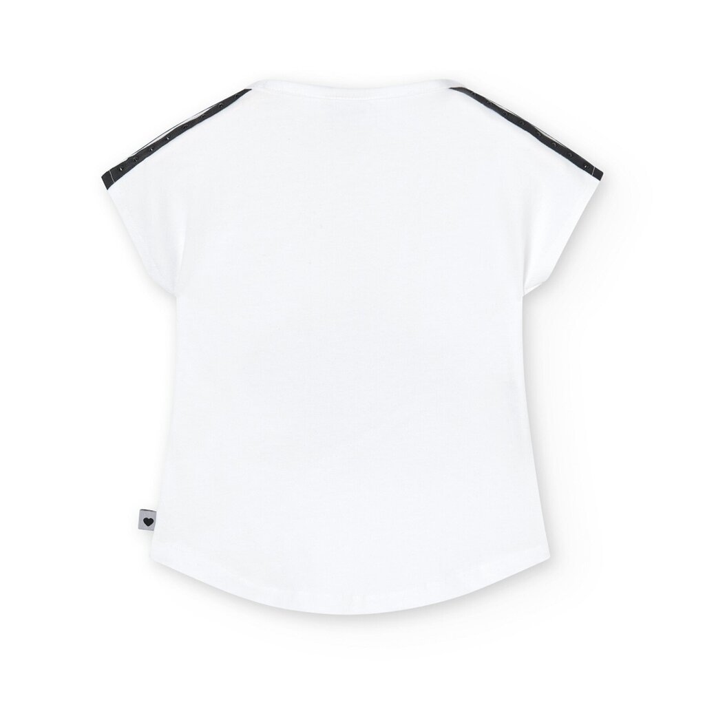T-krekls meitenēm Boboli 728489*1100, balts cena un informācija | Krekli, bodiji, blūzes meitenēm | 220.lv