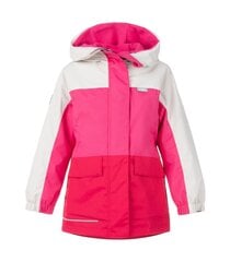 Детская парка Lenne Sally, бежевый/ярко-розовый цена и информация | Куртки, пальто для девочек | 220.lv