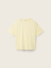 Женская футболка Tom Tailor, желтый цена и информация | Женские футболки | 220.lv