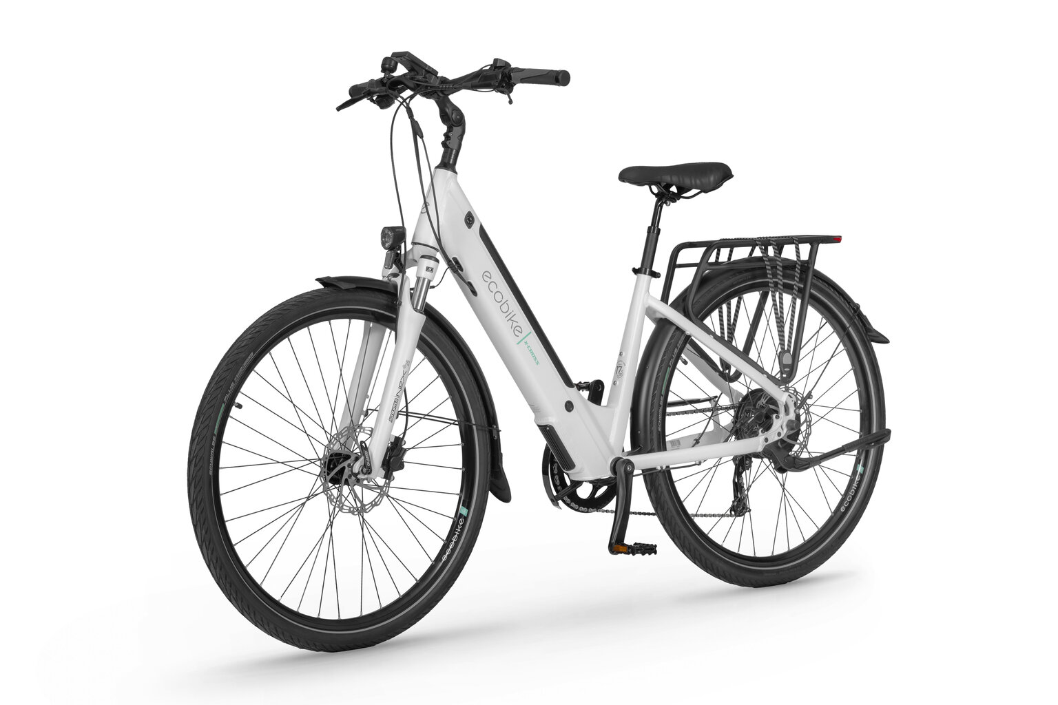 Elektriskais velosipēds Ecobike X-Cross 17,5Ah LG 17", 28", balts cena un informācija | Elektrovelosipēdi | 220.lv