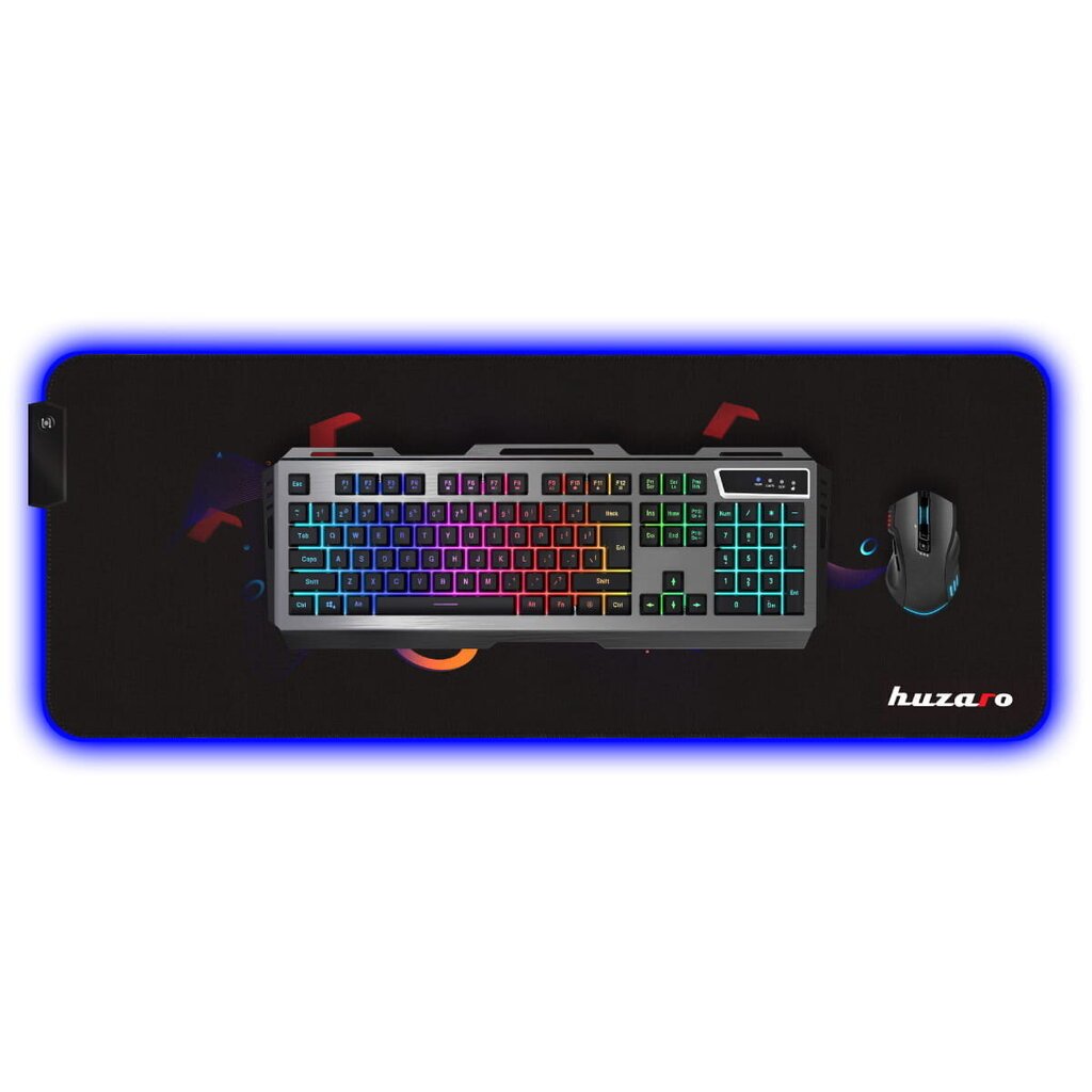 Huzaro Mousepad 2.0 XL RGB цена и информация | Peles | 220.lv