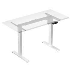 Elektriskais galda statīvs Mark Adler Xeno 4.1, balts цена и информация | Компьютерные, письменные столы | 220.lv