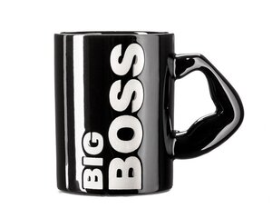 Чашка Big Boss, черная. цена и информация | Оригинальные кружки | 220.lv