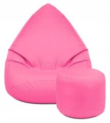 2-daļīgs pupiņu maisu komplekts Pufini Sako, rozā cena un informācija | Sēžammaisi, klubkrēsli, pufi bērniem | 220.lv