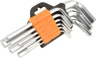 L-veida seškanšu atslēgu komplekts Vienību skaits 8 (AvtoDelo) 30338 cena un informācija | Rokas instrumenti | 220.lv