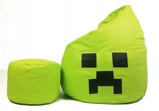 2-daļīgs pupiņu maisu komplekts Pufoland Minecraft, dažādas krāsas cena un informācija | Sēžammaisi, klubkrēsli, pufi bērniem | 220.lv