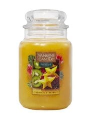 Yankee Candle svece Tropical Starfruit, 623g цена и информация | Подсвечники, свечи | 220.lv