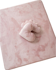 Комплект Вискоэластичный коврик и подушка Lovingly, розовый цена и информация | Развивающие коврики | 220.lv