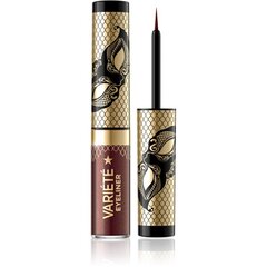 Acu laineris Eveline Variete Eyeliner, shiny brown 02, 4ml cena un informācija | Acu ēnas, skropstu tušas, zīmuļi, serumi | 220.lv