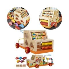 Деревянная развивающая игрушка - машинка цена и информация | Развивающие игрушки | 220.lv