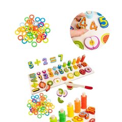 Плоды и цифры цена и информация | Развивающие игрушки | 220.lv