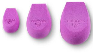 Спонжи для макияжа EcoTools Bioblender Makeup Sponge, фиолетовые, 3 шт. цена и информация | Кисти для макияжа, спонжи | 220.lv