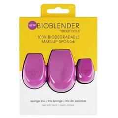 Спонжи для макияжа EcoTools Bioblender Makeup Sponge, фиолетовые, 3 шт. цена и информация | Кисти для макияжа, спонжи | 220.lv