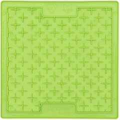 LickiMat Buddy anti-stresa silikona paklājiņš mitrai barībai, zaļš cena un informācija | Bļodas, kastes pārtikas | 220.lv