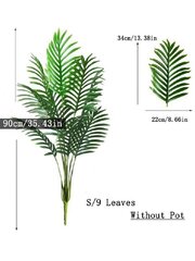 Dekoratīva mākslīgā palma, Electronics LV-244, 90 cm cena un informācija | Mākslīgie ziedi | 220.lv