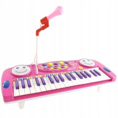 Klavieres ar mikrofonu Luxma, rozā cena un informācija | Rotaļlietas meitenēm | 220.lv