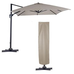 Садовый зонт Carruzzo Roma, коричневый цена и информация | Зонты, маркизы, стойки | 220.lv