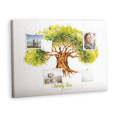 Korķa dēlis Ģimenes koks, 100x70 cm cena un informācija | Kancelejas preces | 220.lv