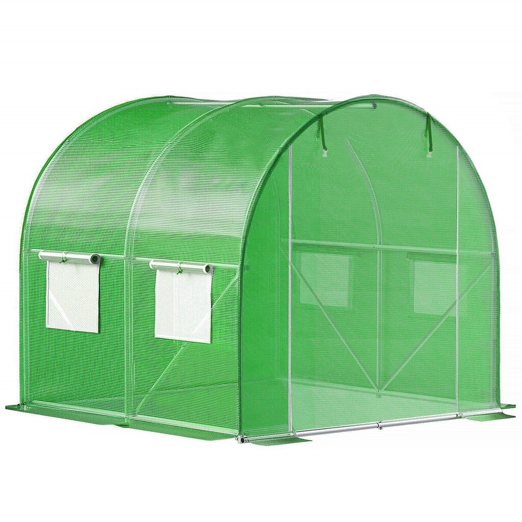 Dārza siltumnīca Springos GT0001, 4 m2, (2x2x2 m) cena un informācija | Siltumnīcas | 220.lv