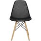Krēsls Springos Milano DC0014, melns cena un informācija | Virtuves un ēdamistabas krēsli | 220.lv