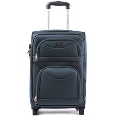 Темно-зеленый чемодан CODURA+ для ручной клади на 4 колесах цена и информация | Чемоданы, дорожные сумки | 220.lv