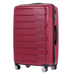 Красный большой чемодан DURALUXE цена и информация | Чемоданы, дорожные сумки | 220.lv