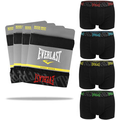 Everlast, трусы-боксеры, мужские, черный, 4 штуки цена и информация | Men's pants l | 220.lv
