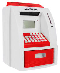Копилка-банкомат, красный цвет цена и информация | Оригинальные копилки | 220.lv